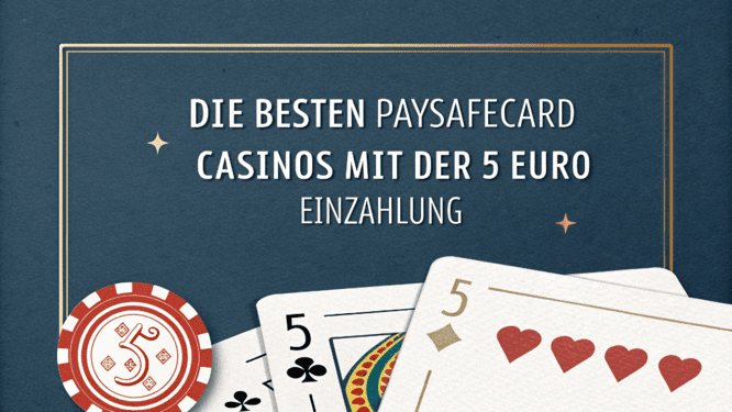 Übersicht der besten Online Casinos mit 5 Euro Einzahlung